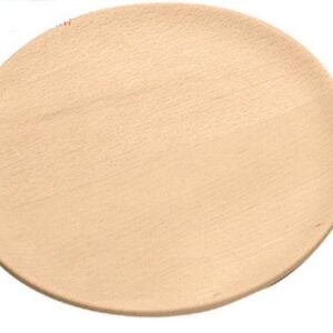 Panetta piatto piano ø 25 x 2.5 in legno di faggio stagionato