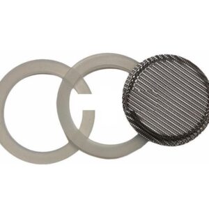 Giannini nina, 2 guarnizioni orziera in silicone + filtro inox originali