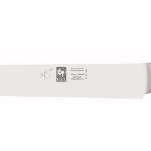 Icel linea absolute stell, coltello intaglio cm 25, professionale forgiato, manico vuoto