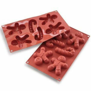 Silikomart gingerbread man stampo in silicone 9,5 x 7,8 x 2,1 qualità professionale