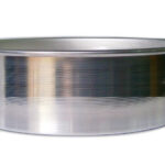 Liotti forma tortiera dritta torta americana, singola cm 15x5 in alluminio puro