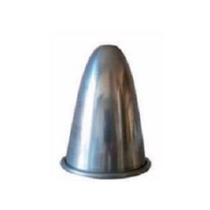 Liotti, set 6 forme sfogliatella napoletana cm 3.5 x 4 in alluminio