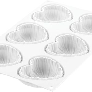 Silikomart lovely stampo silicone mm 82x77x31 + cutter qualità professionale