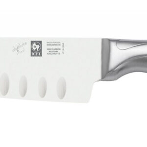 Icel linea absolute stell ,coltello santoku 14cm, professionale forgiato, manico vuoto