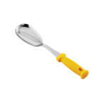 Lilly codroipo cucchiaione dosatore ovale cm 34x7, per pizzaiolo in acciaio 18/10