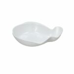 Tognana piatto gourmet in finissima porcellana bianca  32 x 26 x 7 cm , in forma di pesce