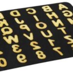 Zenker teglia con lettere e numeri 42 x 32 cm rivestimento antiaderente stampo da forno