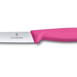 Victorinox coltello spelucchino Fucsia lama liscia cm 10