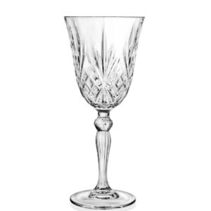 Rcr melodia set 6 calice acqua cl 27 in finissimo cristallo ecologico luxion®.