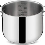 Lagostina pratica, pentola ø 22 cm, in acciaio inossidabile, adatta ad induzione qualità extra