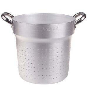 Pentole agnelli, colapasta vaporiera ad internare ø 36 professionale, in alluminio puro, 2 manici inox