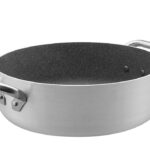 Pentole Agnelli shark skin, casseruola bassa 2 manici  ø 28 professionale