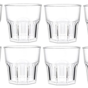 Waf mini drink 16 cl, clear glass set 8 bicchiere in san, professionale