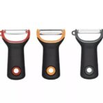 Oxo good grips, Set 3 pelapatate colori assortiti con precisione a Y