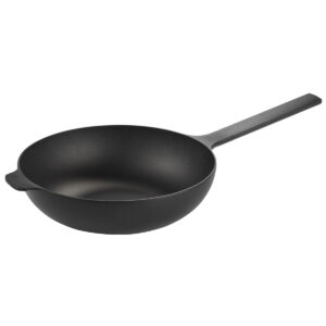Mopita Ad Hoc, Wok Antiaderente ø 30 cm adatta ad Induzione, Alluminio pressofuso