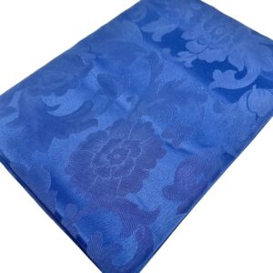 Wieser Orchidea, Jacquard blu, tovaglia cm 145x145, antimacchia