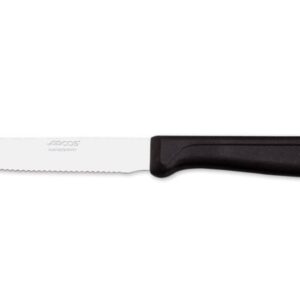 Arcos Genova, coltello lama cm 11 dentata nero qualità extra