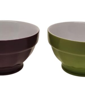 Buoni sapori, set 2 coppette cm 11,5, viola verde