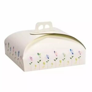 Decora, scatola porta torta con manico, cm 29 x 29