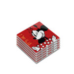 Disney Minnie Mouse I Am, set 5 sotto bicchieri rosso