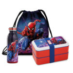 Marvel Spider Man, Lunch box + sacca + bottiglia