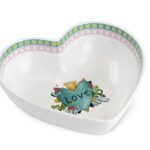 Egan Love centrotavola ceramica Turchese 23x6,5 cm