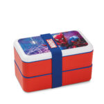Marvel Spider Man lunch box plastica porta merenda 18x10 cm