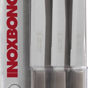 Bonomi Lux, set 6 coltelli, manico tortora