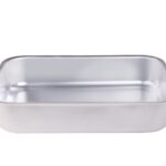 Pentole Agnelli rostiera, lasagnera cm 40X28 professionale mezzo peso, angoli tondi in alluminio