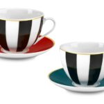 Fade Royal, set 2 tazze colazione 370 ml, in fine porcellana