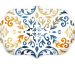 Fade Asia, vassoio ovale cm 30x21,5 in fine porcellana