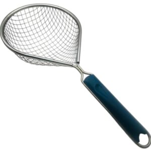 Gnali colatutto rete larga ovale 22 cm acciaio inox