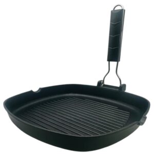 Salutella BBQ, bistecchiera cm 28x28 ad alto spessore adatto ad induzione