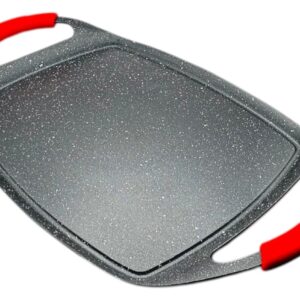 Salutella BBQ, bistecchiera cm 47x28 ad alto spessore adatto ad induzione