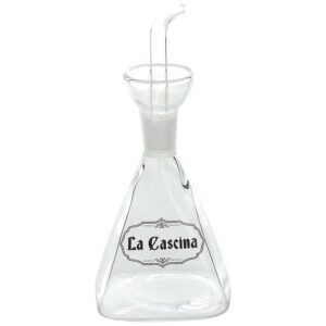 Tognana la Cascina, oliera con tappo salvagoccia in vetro 28 cl cm 21x8