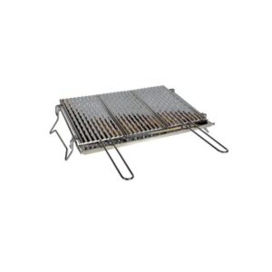 Ferraboli, graticola in acciaio raccogli grassi barbeque 50x40 cm
