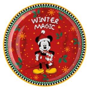 Disney Winter Magic, Mickey Mouse piatto panettone 31 cm