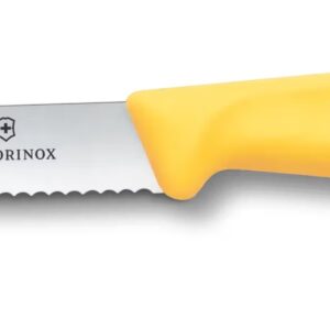 Victorinox coltello da tavola Giallo dentato punta tonda