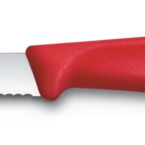 Victorinox coltello cm 8 spelucchino New Rosso lama dentata