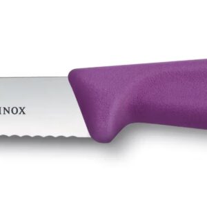 Victorinox coltello cm 10 spelucchino New Viola lama dentata