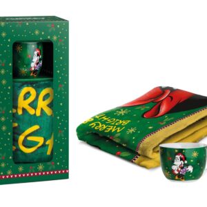 Disney Winter Magic, Minnie Mouse set plaid + tazza colazione 520 ml