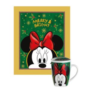 Disney Winter Magic, Minnie Mouse set plaid + tisaniera 430 ml
