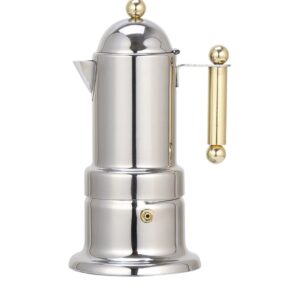 Vev Kontessa, caffettiera 4 tz vecchia produzione acciaio inox 18/10