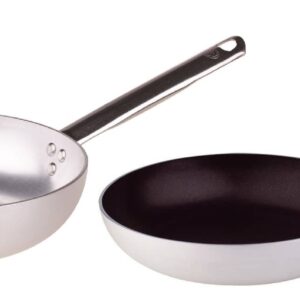 Pentole Agnelli, set 2 padelle Professionali cm 32 - 36, alluminio 3 mm