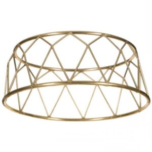 Efay Crown, Stand antiscivolo universale in acciaio Oro cm 15x10 h cm 10