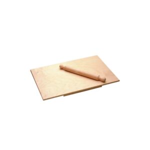 Panetta, asse pizza, pasta, in betulla cm 58x38 con mattarello cm 35