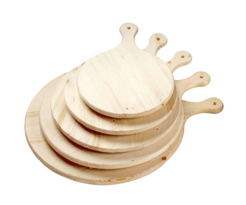 Tagliere Per Polenta Con Manici E Con Coltello, In Legno Di Ontano - Foto 6