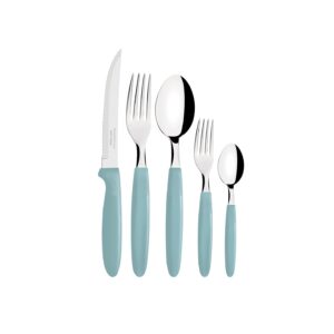 Tramontina Ipanema, set 30 pz posate tavola manico plastica verde