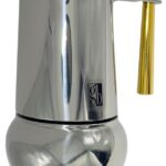 Gb Kitty Oro, caffettiera 1 tazze in acciaio inox vecchia produzione