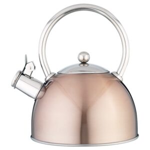 Eva bollitore 1,8 lt, con fischietto, acciaio/rame, adatto ad induzione